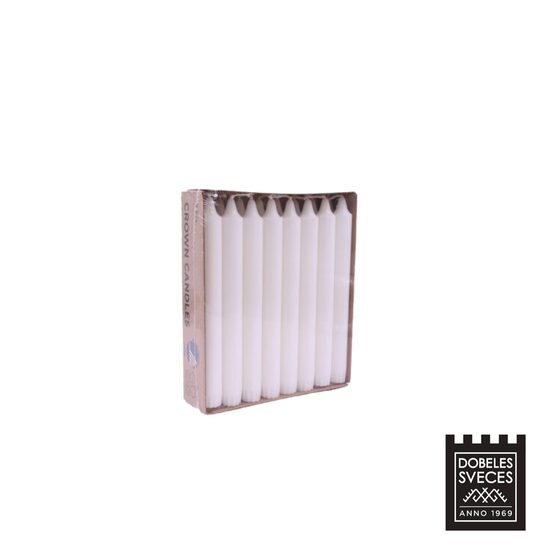 "GO GREEN" stearīna, klasiskas galda sveces 16 gab.